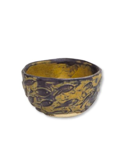 Golden Fish Carved Bowl