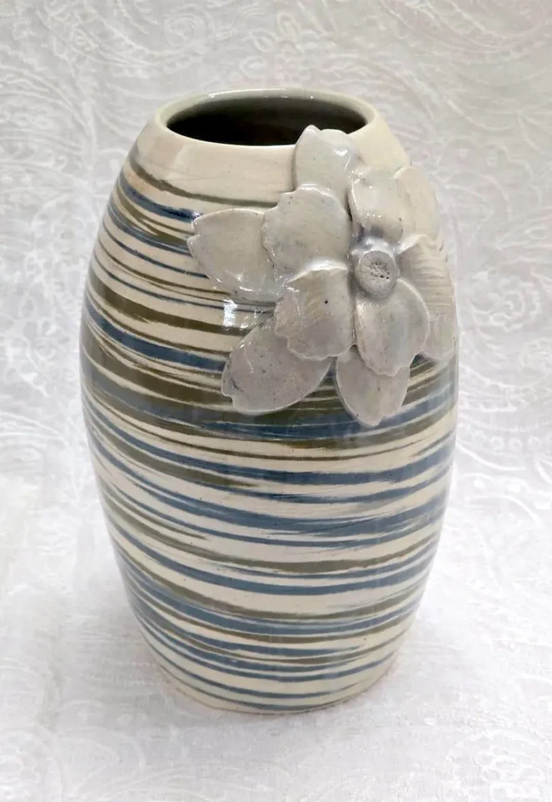 Ivory Blossom Vase