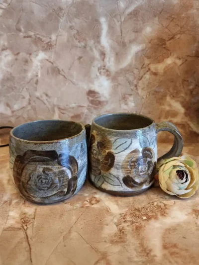 Grey Coffee Mugs