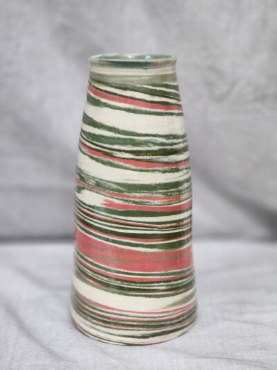 Watermelon Whirl Vase