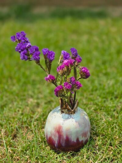 Flame & Frost Pomo Vase