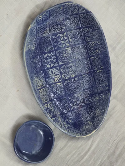 Ornate Indigo Set
