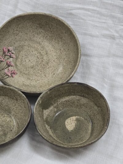 rustic offwhite bowl