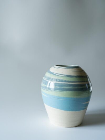 Oceanic Marble Vase